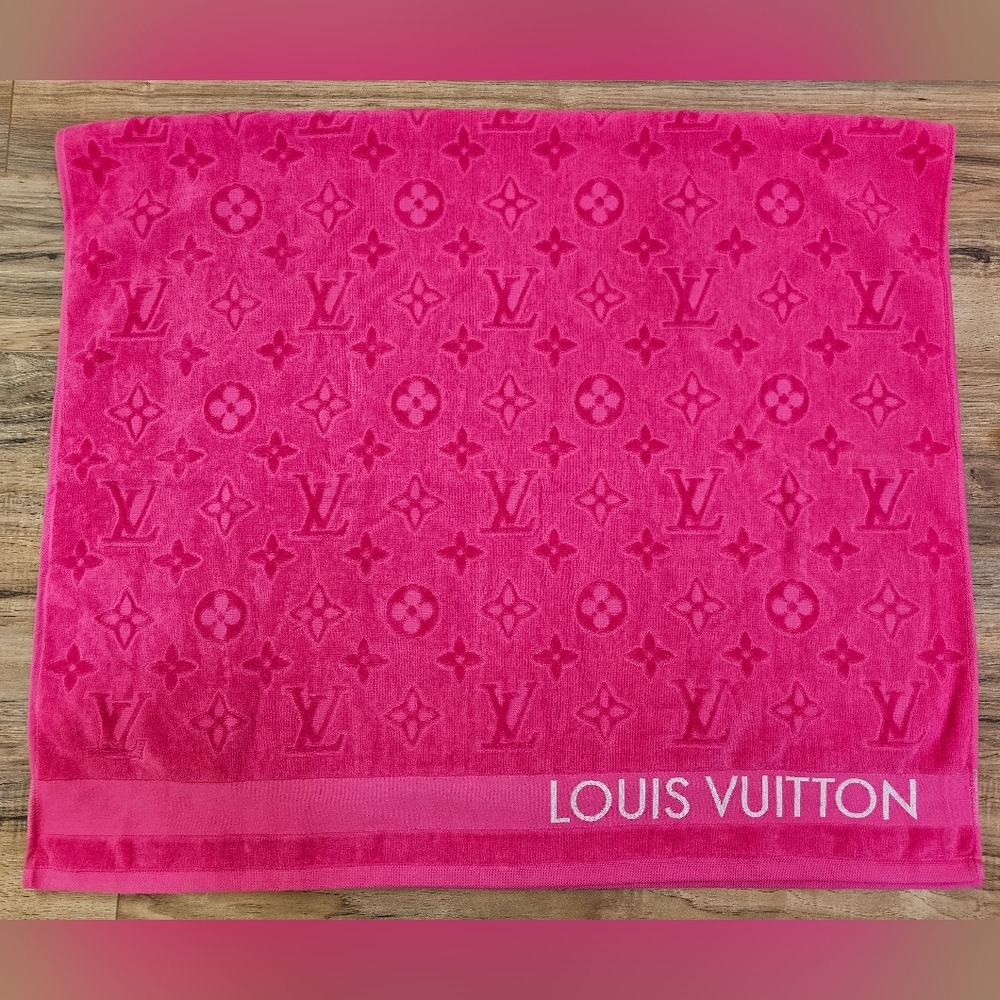 New Louis Vuitton towel pink - Picture 6 of 11